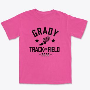 Alice E Grady Elementary School Track and Field Premium Heavyweight T-shirt