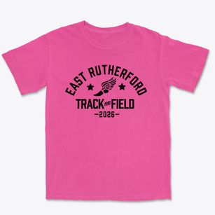 East Rutherford Middle School Track and Field Premium Heavyweight T-shirt