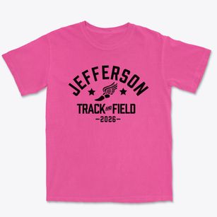 Jefferson Elementary School Track and Field Premium Heavyweight T-shirt