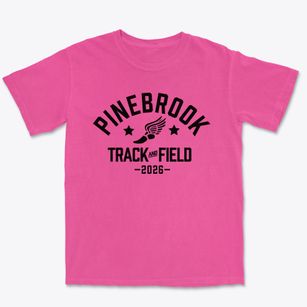 Pinebrook Elementary School Track and Field Premium Heavyweight T-shirt