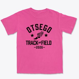 Otsego Junior High School Track and Field Premium Heavyweight T-shirt