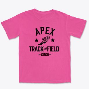 Apex Charter Academy Track and Field Premium Heavyweight T-shirt
