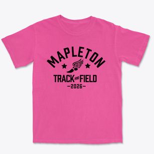 Mapleton Elementary Track and Field Premium Heavyweight T-shirt
