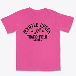 Myrtle Creek Elementary School Track and Field Premium Heavyweight T-shirt