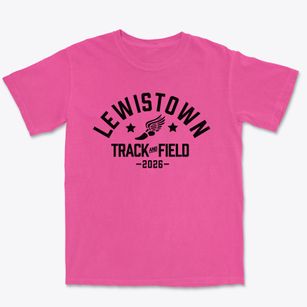 Lewistown High School Track and Field Premium Heavyweight T-shirt