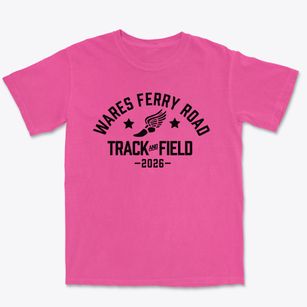 Wares Ferry Road Elementary School Track and Field Premium Heavyweight T-shirt