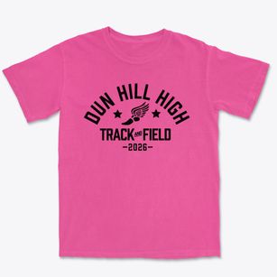 Dun Hill High Track and Field Premium Heavyweight T-shirt