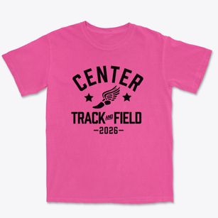 Center Middle School Track and Field Premium Heavyweight T-shirt