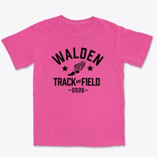 Walden Prep School Track and Field Premium Heavyweight T-shirt