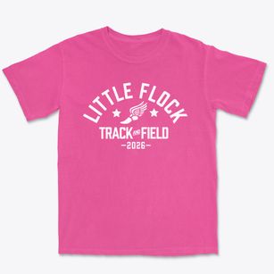Little Flock Christian Academy Track and Field Premium Heavyweight T-shirt