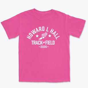 Howard L Hall Elementary School Track and Field Premium Heavyweight T-shirt