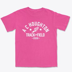 A C Houghton Elementary School Track and Field Premium Heavyweight T-shirt