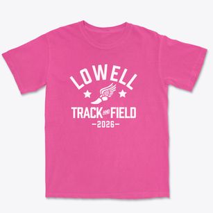 Lowell Middle School Track and Field Premium Heavyweight T-shirt