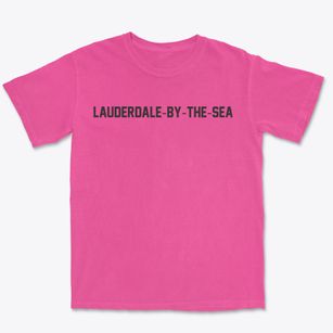 Lauderdale-by-the-sea Florida Classic Block Premium Heavyweight T-shirt
