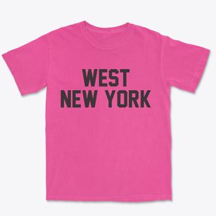 West New York New Jersey Classic Block Premium Heavyweight T-shirt