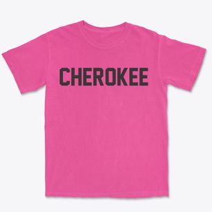 Cherokee North Carolina Classic Block Premium Heavyweight T-shirt