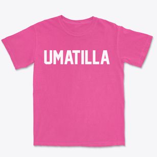Umatilla Oregon Classic Block Premium Heavyweight T-shirt