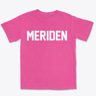 Meriden Connecticut Classic Block Premium Heavyweight T-shirt