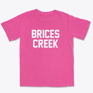 Brices Creek North Carolina Classic Block Premium Heavyweight T-shirt