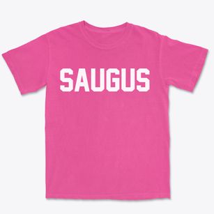 Saugus Massachusetts Classic Block Premium Heavyweight T-shirt