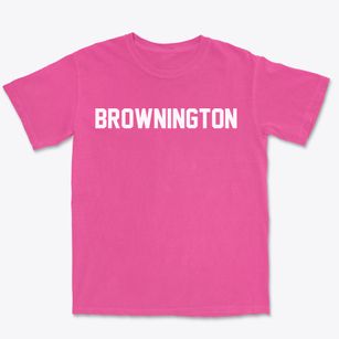 Brownington Vermont Classic Block Premium Heavyweight T-shirt