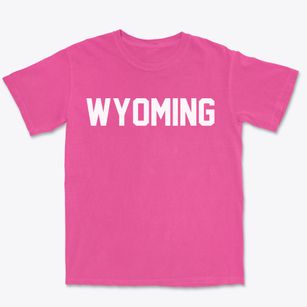 Wyoming New York Classic Block Premium Heavyweight T-shirt