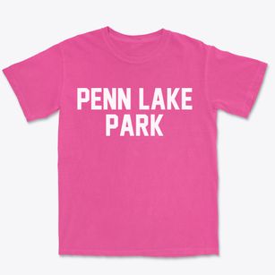 Penn Lake Park Pennsylvania Classic Block Premium Heavyweight T-shirt