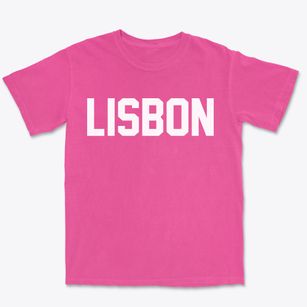 Lisbon Maine Classic Block Premium Heavyweight T-shirt