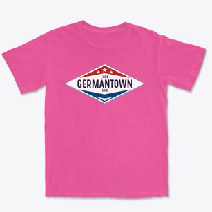 Germantown Ohio Diamond Star Premium Heavyweight T-shirt