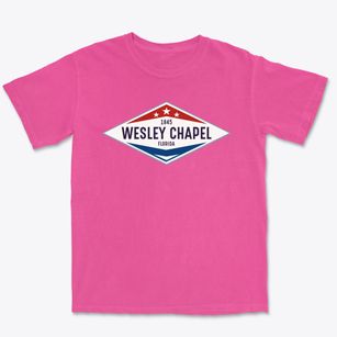 Wesley Chapel Florida Diamond Star Premium Heavyweight T-shirt
