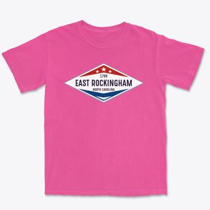 East Rockingham North Carolina Diamond Star Premium Heavyweight T-shirt