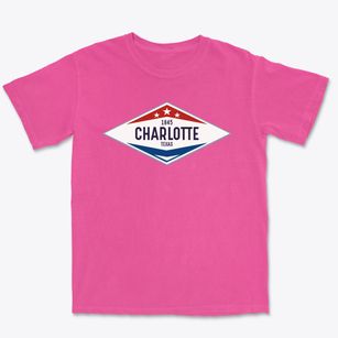 Charlotte Texas Diamond Star Premium Heavyweight T-shirt