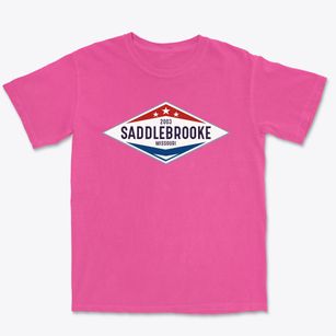 Saddlebrooke Missouri Diamond Star Premium Heavyweight T-shirt