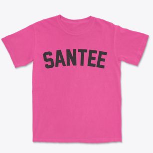 Santee California Classic Curve Premium Heavyweight T-shirt