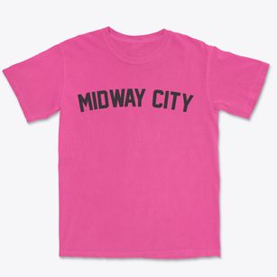 Midway City California Classic Curve Premium Heavyweight T-shirt