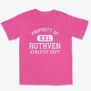 Ruthven Iowa Athletic Dept Premium Heavyweight T-shirt