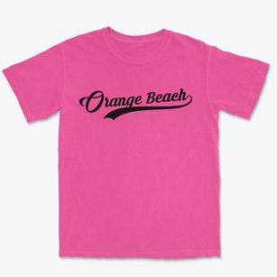 Orange Beach Alabama Vintage Team Premium Heavyweight T-shirt