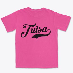 Tulsa Oklahoma Vintage Team Premium Heavyweight T-shirt