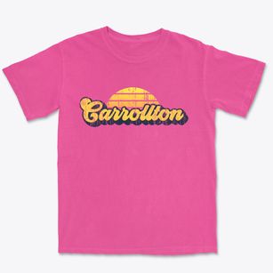Carrollton Virginia Sublime Sunset Premium Heavyweight T-shirt