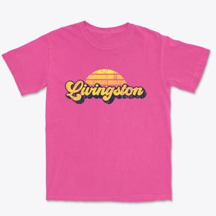 Livingston Texas Sublime Sunset Premium Heavyweight T-shirt