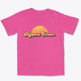 Skippers Corner North Carolina Sublime Sunset Premium Heavyweight T-shirt
