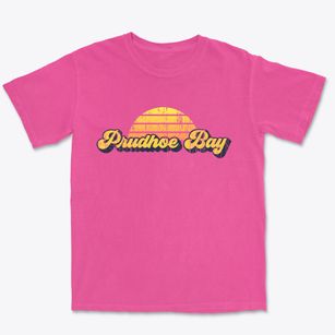 Prudhoe Bay Alaska Sublime Sunset Premium Heavyweight T-shirt