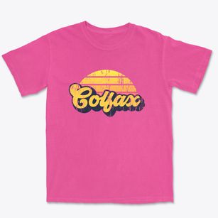 Colfax Illinois Sublime Sunset Premium Heavyweight T-shirt