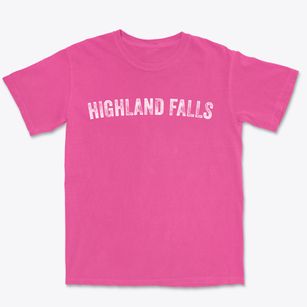 Highland Falls New York Timeless Retro Premium Heavyweight T-shirt