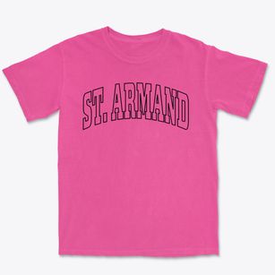 St. Armand New York Trendy Block Premium Heavyweight T-shirt