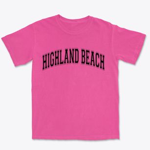 Highland Beach Florida Varsity Premium Heavyweight T-shirt