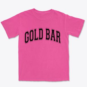 Gold Bar Washington Varsity Premium Heavyweight T-shirt