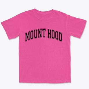 Mount Hood Oregon Varsity Premium Heavyweight T-shirt