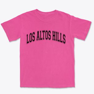 Los Altos Hills California Varsity Premium Heavyweight T-shirt