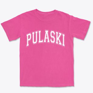 Pulaski Wisconsin Varsity Premium Heavyweight T-shirt